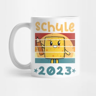 Schule 2023 1. Klasse Kawaii Schulbeginn T shirt Mug